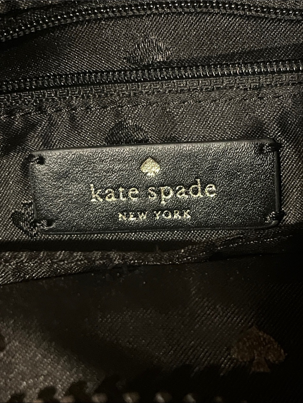 Kate Spade Jae Medium Nylon Satchel Crossbody Bag Black - Picture 14 of 15